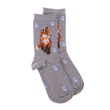 Load image into Gallery viewer, Wrendale Designs &#39;Born to be Wild&#39; Fox Socks
