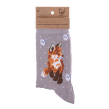 Load image into Gallery viewer, Wrendale Designs &#39;Born to be Wild&#39; Fox Socks
