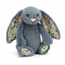 Load image into Gallery viewer, Jellycat - New Dusky Blue blossom bashful bunny
