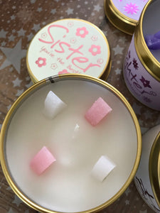 Sister - kindness gift candle by lily flame