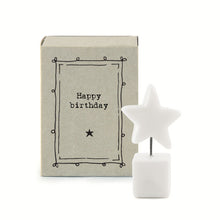 Load image into Gallery viewer, East of India - Happy Birthday -  porcelain matchbox gift
