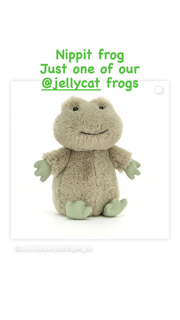 Jellycat - nippit frog