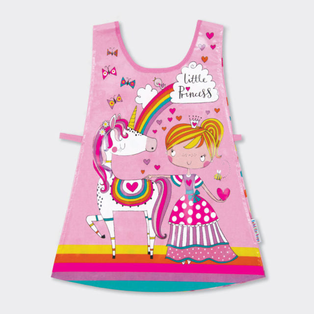 Children’s tabard - Little Princess Unicorn & Rainbows - pink