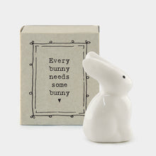 Load image into Gallery viewer, East of India - Every bunny needs some bunny - porcelain matchbox gift
