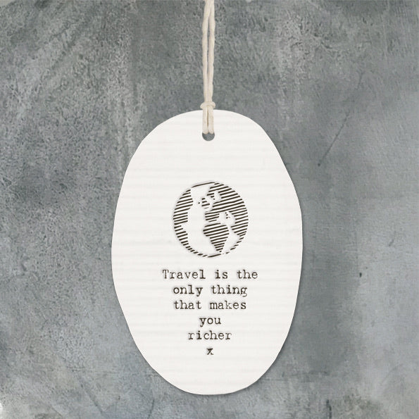 East of India Hanging oval - travel