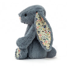 Load image into Gallery viewer, Jellycat - New Dusky Blue blossom bashful bunny

